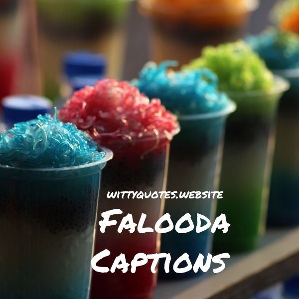 Falooda Captions for Instagram