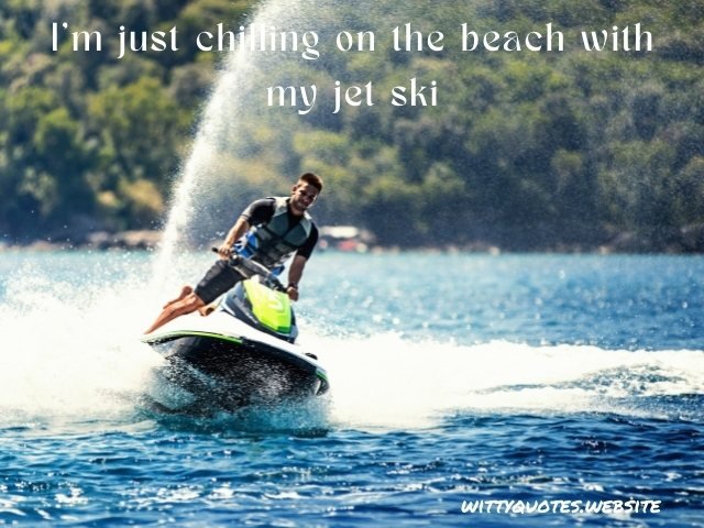 Jet Ski Adventure Captions