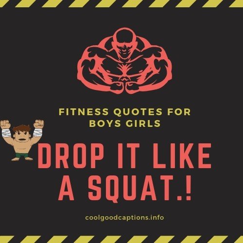 Fitness Quotes For Boys Girls