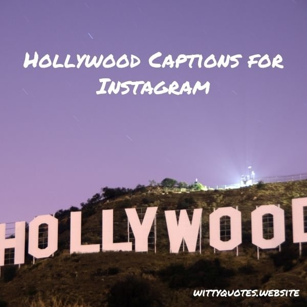 Hollywood Captions for Instagram 