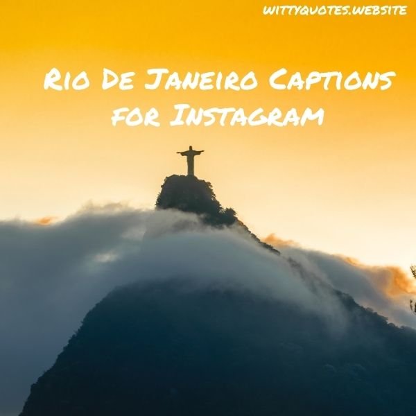 Rio De Janeiro Captions for Instagram