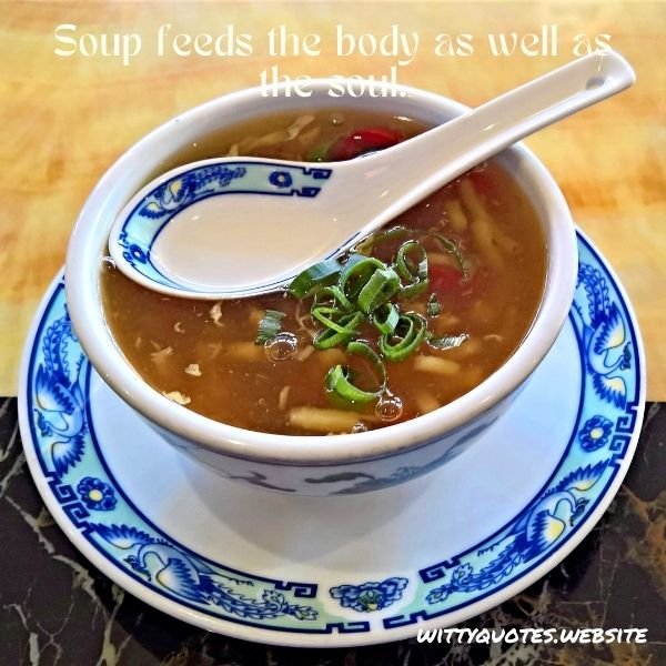Winter Soup Captions